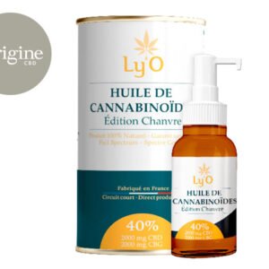 Huile CBD CBG (40% Bio) Ly'O 10ml