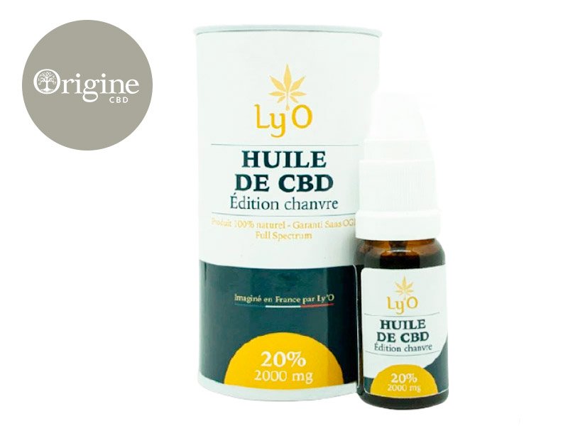 Huile CBD (20% Bio) Ly'O 10ml