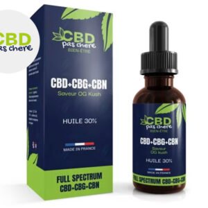 Huile CBD CBG CBN (30% Bio) CBD Pas Chère 10ml