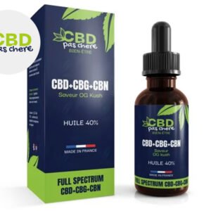 Huile CBD CBG CBN (40% Bio) CBD Pas Chère 10ml